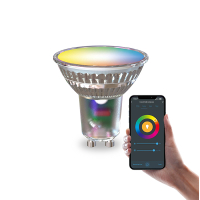 Calex Smart Spot GU10 | RGB + 2200K-4000K | 470 lumen | 4.9W  LCA01198