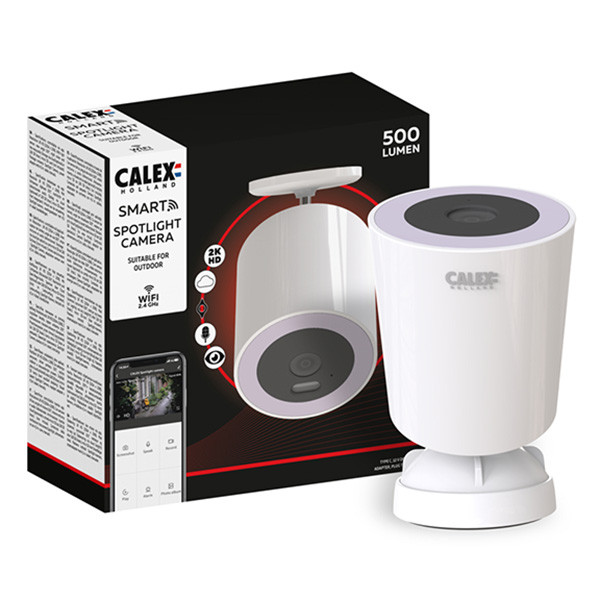 Calex Smart Spotlight Camera | 500 lumen | 1080p | Wit  LCA00838 - 1