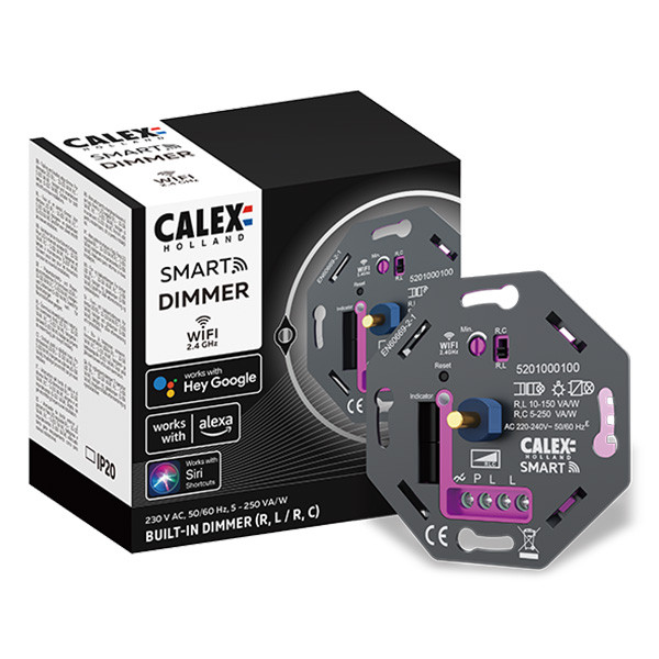 Calex Smart WiFi dimmer led 5-250W (Fase Afsnijding/Fase Aansnijding)  LCA00805 - 1