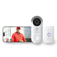 Calex Smart deurbel met gong | Bedraad | 2K | IP54 | Zwart  LCA01200