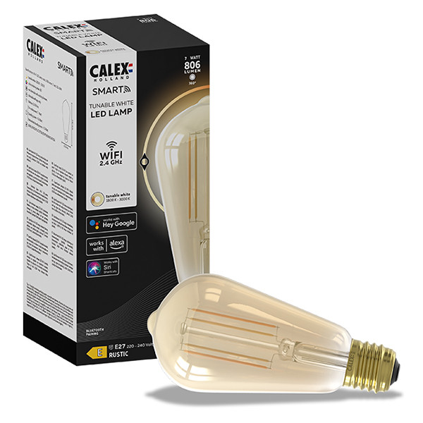 Calex Smart lamp E27 | Edison ST64 | 1800K-3000K | 806 lumen | 7W  LCA00420 - 1