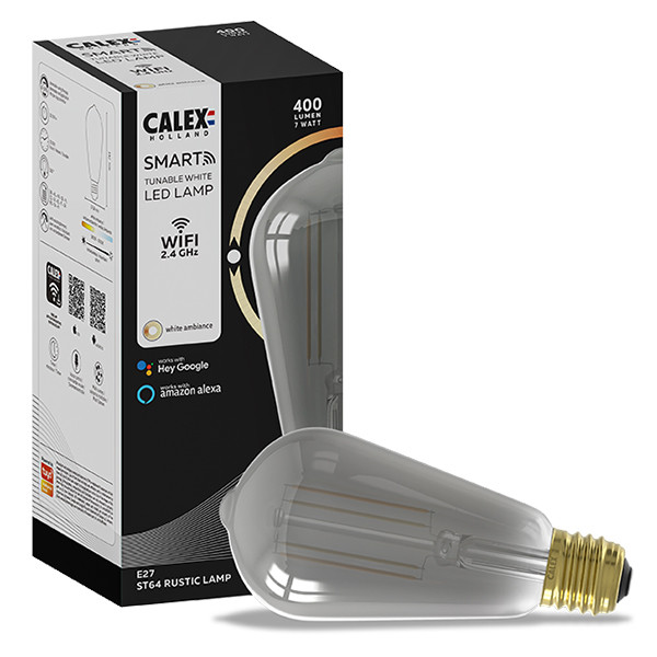 Calex Smart lamp E27 | Edison ST64 | 1800K | 400 lumen | 7W  LCA00428 - 1
