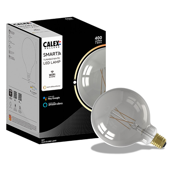 Calex Smart lamp E27 | Globe G125 | 1800K | 400 lumen | 7W  LCA00427 - 1