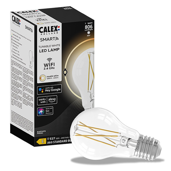 Calex Smart lamp E27 | Peer A60 | 1800K-3000K | 806 lumen | 7W  LCA00414 - 1