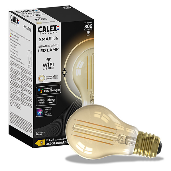 Calex Smart lamp E27 | Peer A60 | 1800K-3000K | 806 lumen | 7W  LCA00445 - 1