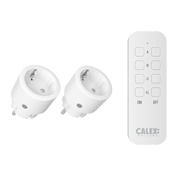 Calex Smart plug set | Max. 2300W | WiFi (Tuya) | IP20 | Wit (NL) LCA01204 - 1