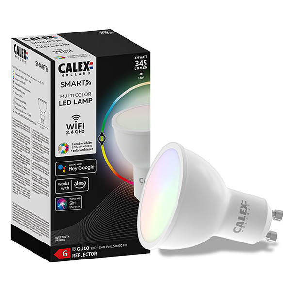 Calex Smart spot GU10 | RGB + 2200K-4000K | 350 lumen | 5W  LCA00438 - 1