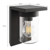 Calex Solar wandlamp met beweging & schemersensor | Asti | 2700K | 150 lumen | IP44 | 1.6W | Zwart LCA01173 - 7