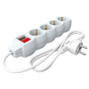 Calex Stekkerdoos 4-voudig met schakelaar | 1.4 meter | Wit LCA01261 - 1