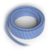 Textielsnoer blauw wit 150cm (Calex) LCA00232 - 1