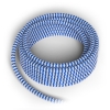Textielsnoer blauw wit 150cm (Calex)