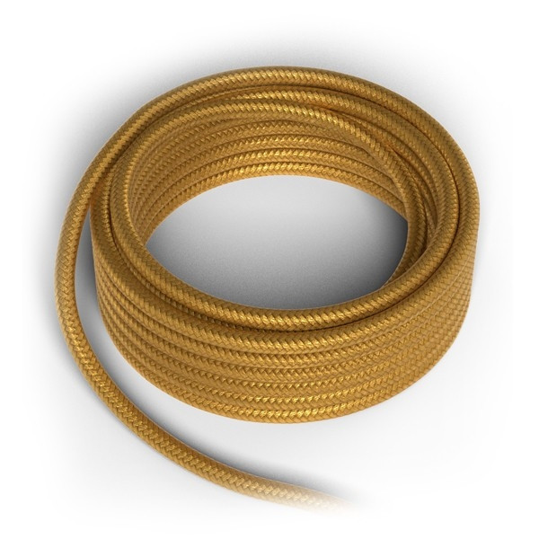 Calex Textielsnoer goud 150cm (Calex)  LCA00242 - 1