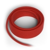 Textielsnoer rood 150cm (Calex)