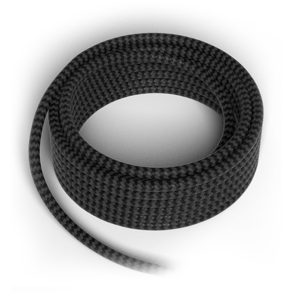 Calex Textielsnoer zwart grijs 300cm (Calex)  LCA00223 - 1