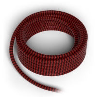 Calex Textielsnoer zwart rood 300cm (Calex)  LCA00225