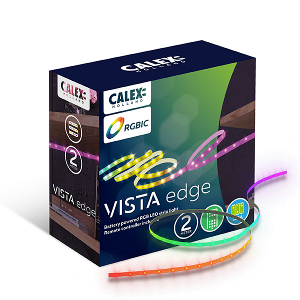 Calex Vista LED Strip 2 meter | RGBIC | IP20 | 12W  LCA01060 - 1