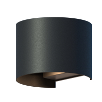 Calex Wandlamp buiten | Up & Down | Ovaal | 3000K | IP54 | 7W | Zwart