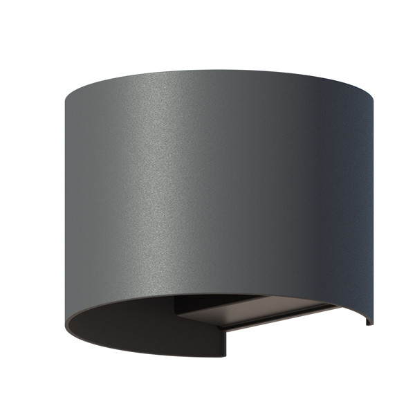 Calex Wandlamp buiten | Up & Down | Ovaal | 3000K | IP54 | 7W | Antraciet  LCA01046 - 1