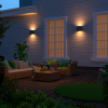 Calex Wandlamp buiten | Up & Down | Ovaal | 3000K | IP54 | 7W | Antraciet  LCA01046 - 6