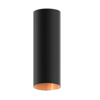 Calex Wandlamp buiten | Up & Down | Rond | 3000K | IP54 | 4W | Zwart/Goud  LCA01051