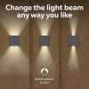 Calex Wandlamp buiten | Up & Down | Vierkant | 3000K | IP54 | 7W | Antraciet LCA01043 - 3