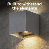 Calex Wandlamp buiten | Up & Down | Vierkant | 3000K | IP54 | 7W | Antraciet LCA01043 - 4
