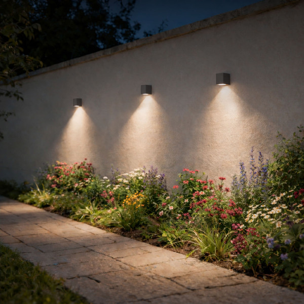 Calex Wandlamp buiten GU10 | Vierkant | IP54 | Antraciet LCA01023 - 2