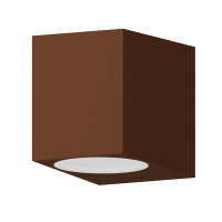 Calex Wandlamp buiten GU10 | Vierkant | IP54 | Roestkleur