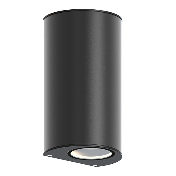Calex Wandlamp buiten GU10 | Up & Down | Ovaal | IP54 | Zwart LCA01271 - 1