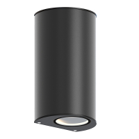 Calex Wandlamp buiten GU10 | Up & Down | Ovaal | IP54 | Zwart LCA01271