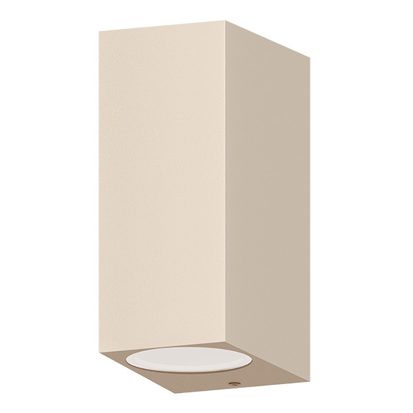 Calex Wandlamp buiten GU10 | Up & Down | Rechthoek | IP54 | Zandkleur LCA01267 - 1