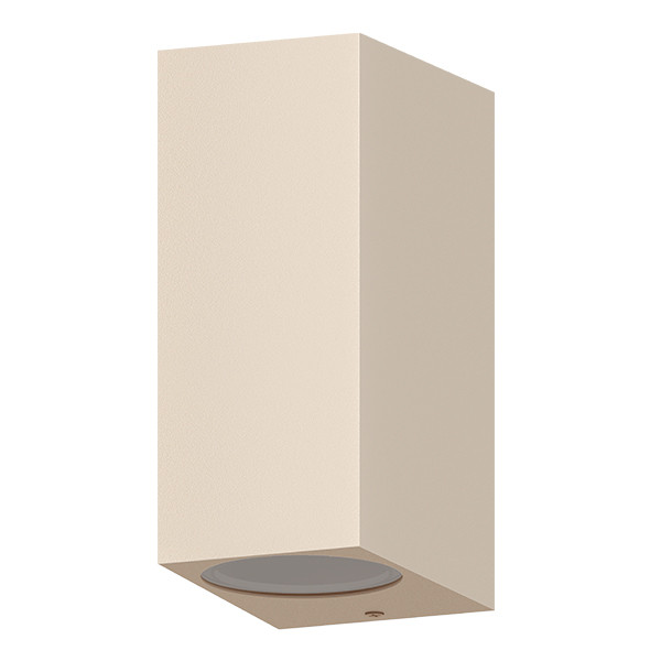 Calex Wandlamp buiten GU10 | Up & Down | Rechthoek | IP54 | Zandkleur LCA01267 - 2