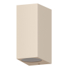 Calex Wandlamp buiten GU10 | Up & Down | Rechthoek | IP54 | Zandkleur LCA01267 - 2