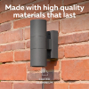 Calex Wandlamp buiten GU10 | Up & Down | Rond | IP54 | Antraciet LCA01029 - 5
