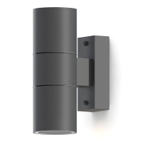 Calex Wandlamp buiten GU10 | Up & Down | Rond | IP54 | Antraciet LCA01029