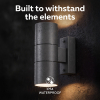 Calex Wandlamp buiten GU10 | Up & Down | Rond | IP54 | Antraciet LCA01029 - 3