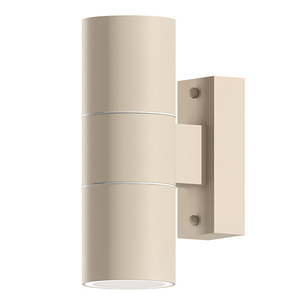Calex Wandlamp buiten GU10 | Up & Down | Rond | IP54 | Zand LCA01270 - 1