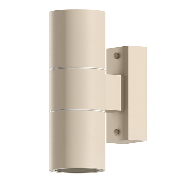 Calex Wandlamp buiten GU10 | Up & Down | Rond | IP54 | Zand LCA01270 - 2
