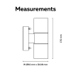 Calex Wandlamp buiten GU10 | Up & Down | Rond | IP54 | Zandkleur LCA01270 - 7