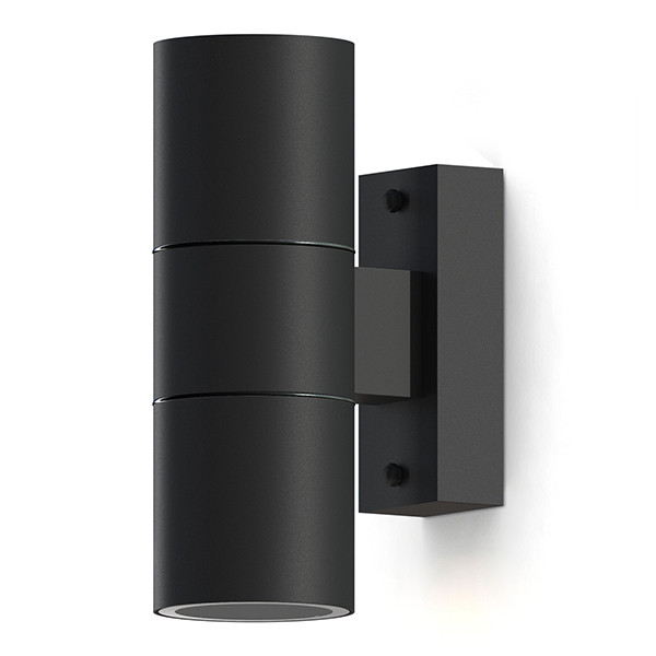 Calex Wandlamp buiten GU10 | Up & Down | Rond | IP54 | Zwart LCA01027 - 1