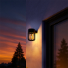 Calex Wandlamp buiten met schemersensor E27 | Faenza | IP65 | Zwart LCA01272 - 3