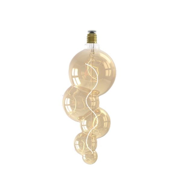 Calex XXL lamp E27 | Alicante | Goud | 2100K | Dimbaar | 4W LCA00172 - 1