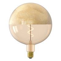 Calex XXL lamp E27 | Kalmar Craquele | Gold | 1800K | Dimbaar | 4W  LCA00863