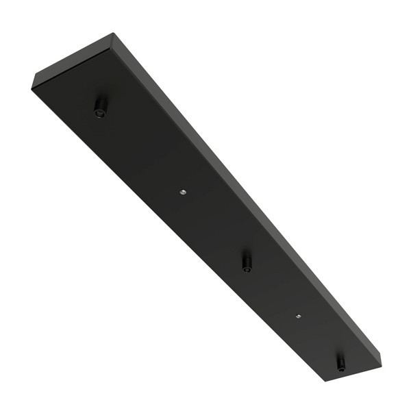 Calex design plafondkap 3 snoeren (zwart)  LCA00220 - 1