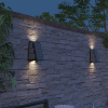 Calex oplaadbare solar wandlamp | Matera | Up & Down | Rechthoek | 2700K | 85 lumen | IP44 | 1.6W | Zwart  LCA01171 - 6