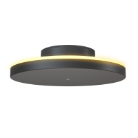 Calex oplaadbare wandlamp buiten | Siderno | 2700K | 200 lumen | Dimbaar | Ø 20 cm Zwart  LCA01163