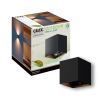Calex oplaadbare wandlamp buiten | Volterra | Up & Down | Vierkant | 2700K | 170 lumen | IP44 | 1.5W | Zwart  LCA01036 - 2