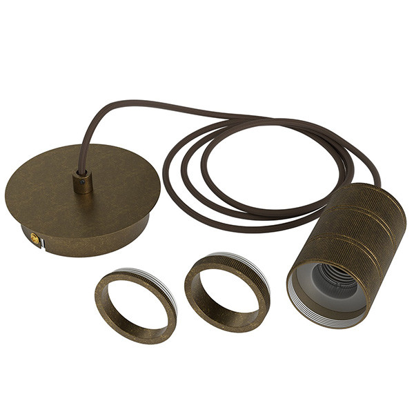 Calex pendel E27 | 2 meter | Brons LCA00407 - 1