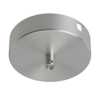 Calex plafondkap geschikt voor 1 snoer (nikkel)  LCA00216