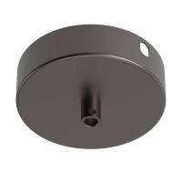 Calex plafondkap geschikt voor 1 snoer (parel zwart)  LCA00206